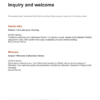 Cleaning business inquiry and welcome email templates preview
